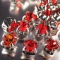 批发3mm4mm6mm圆形压克力爪钻 DIY服装饰品